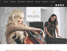 Tablet Screenshot of bellita.ca